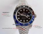 New Arrival Swiss 3285 Rolex GMT Master ii Noob V10 Black Dial Jubilee Bracelet Watch